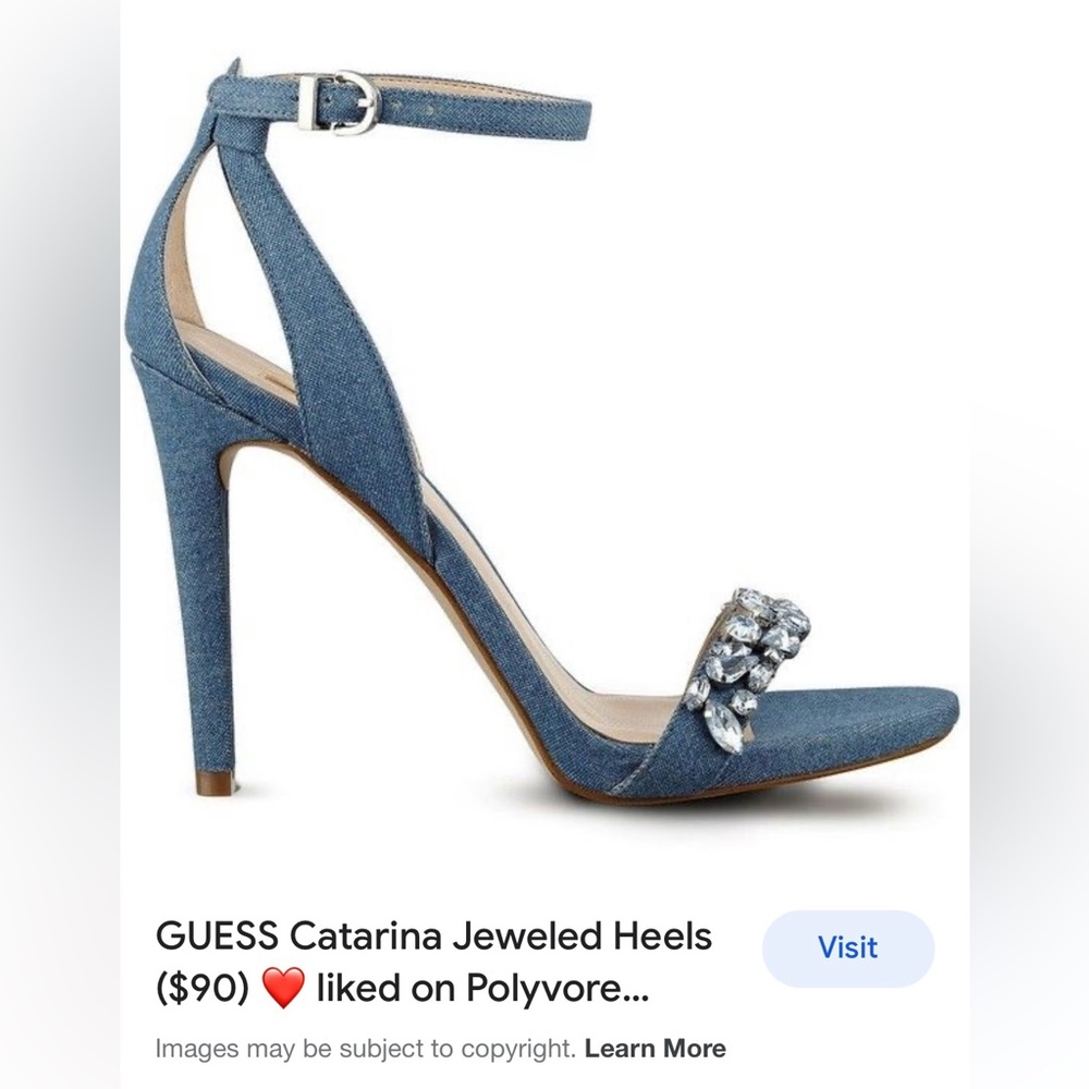 Guess Catarina jeweled heels